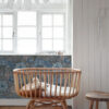 ESTAhome tapeet vintage lilled - tuhmunud sinine ja soe hall
