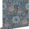 ESTAhome tapeet vintage lilled - tuhmunud sinine ja soe hall