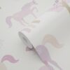 ESTAhome tapeet ükssarvikud - lilla ja violetne