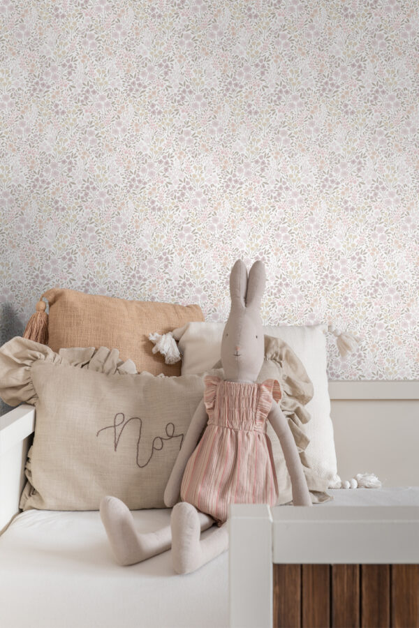ESTAhome tapeet lilled sirelroosa