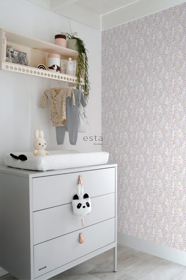 ESTAhome tapeet lilled sirelililla