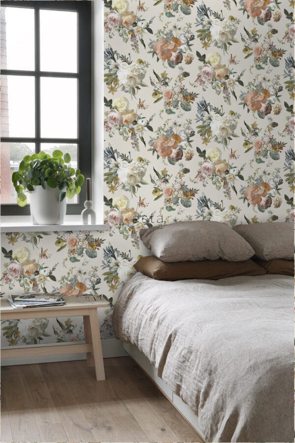 ESTAhome tapeet vintage lilled - beež