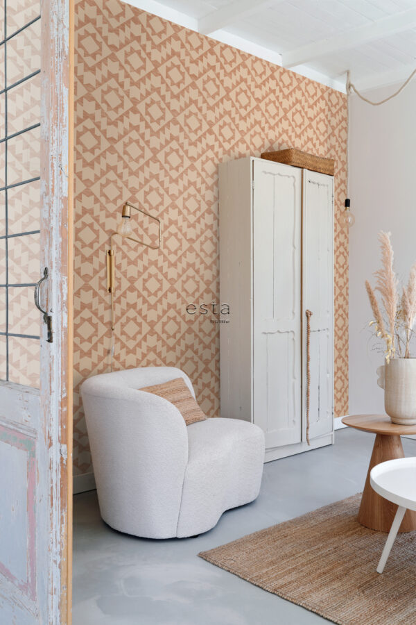 ESTAhome tapeet azteegi marrakechi ibiza vaip terrakota