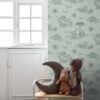 ESTAhome tapeet dinosaurused - hallikas mereroheline