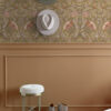 ESTAhome tapeet vintage lilled art nouveau kuld ja terrakota roosa