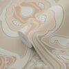 ESTAhome tapeet vintage lilled art nouveau stiilis - beež