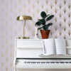 ESTAhome tapeet art deco motiiv - lilla ja kuld