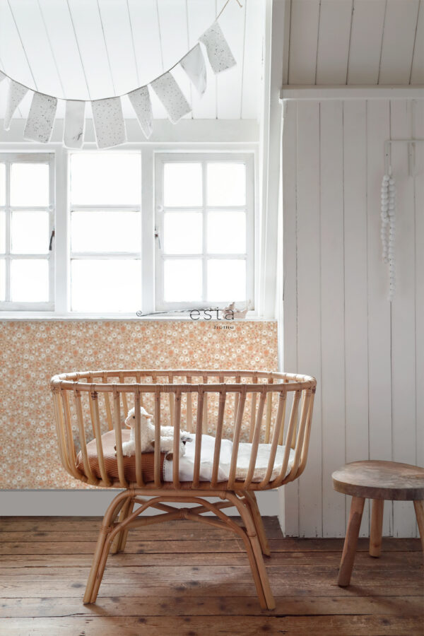 ESTAhome lillemotiiv tapeet - hele terrakota