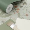 ESTAhome tapeet metsikud lilled - hallikas mintroheline
