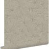 ESTAhome tapeet ginkgo lehed - taupe