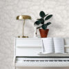 ESTAhome poppied tapeet - hall ja valge