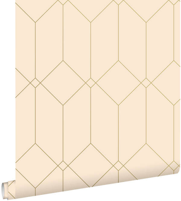 ESTAhome art deco motiiv - kuldne ja beež