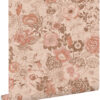 ESTAhome tapeet vintage lilled terrakota roosa