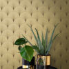 ESTAhome tapeet art deco motiiv kuld