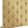 ESTAhome tapeet art deco motiiv kuld