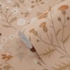 ESTAhome tapeet metsikud lilled - terrakota pruun
