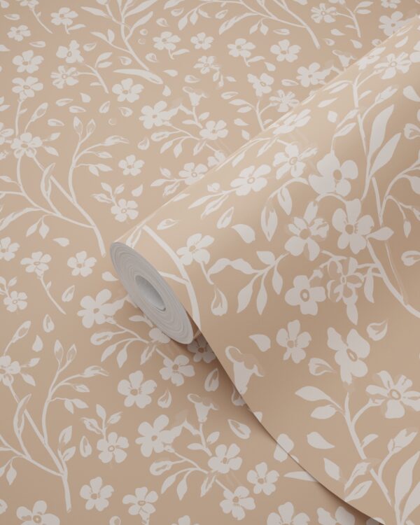ESTAhome tapeet lilled terrakota roosa