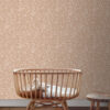 ESTAhome tapeet lilled terrakota roosa