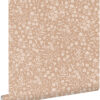 ESTAhome tapeet lilled terrakota roosa