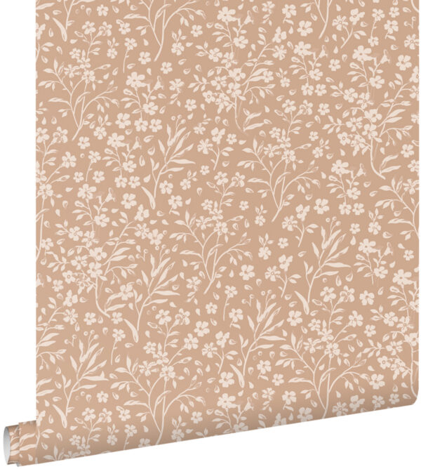 ESTAhome tapeet lilled terrakota roosa