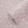 ESTAhome tapeet lilled - roosa