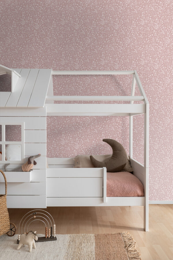 ESTAhome tapeet lilled - roosa