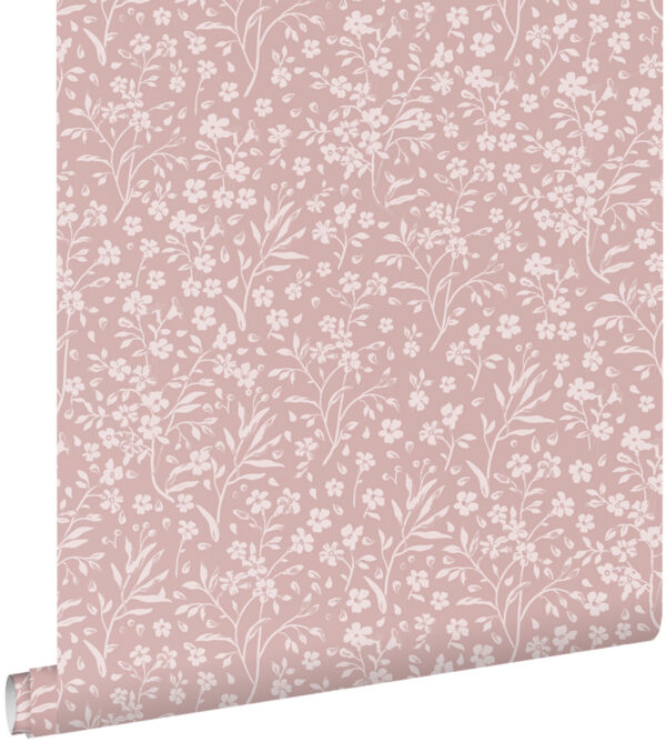 ESTAhome tapeet lilled - roosa