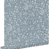 ESTAhome tapeet lilled tuhmid vintage sinine