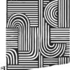 ESTAhome tapeet graafika 3D mustvalge