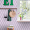 ESTAhome tapeet art deco kaared - lilla ja lilla
