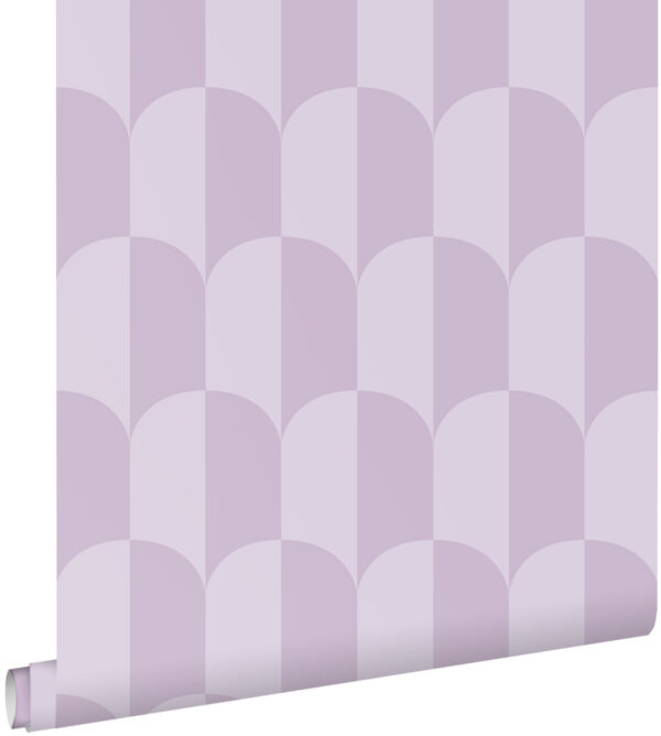 ESTAhome tapeet art deco kaared - lilla ja lilla