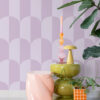 ESTAhome tapeet art deco kaared - lilla ja lilla