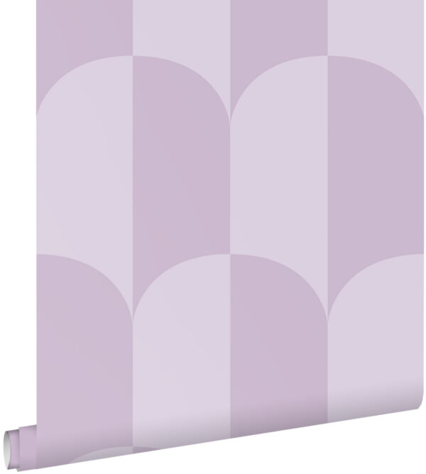 ESTAhome tapeet art deco kaared - lilla ja lilla