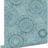 ESTAhome tapeet lilled - aqua roheline