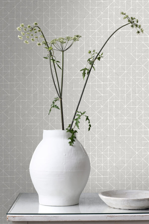 ESTAhome geomeetrilised kujundid tapeet - taupe