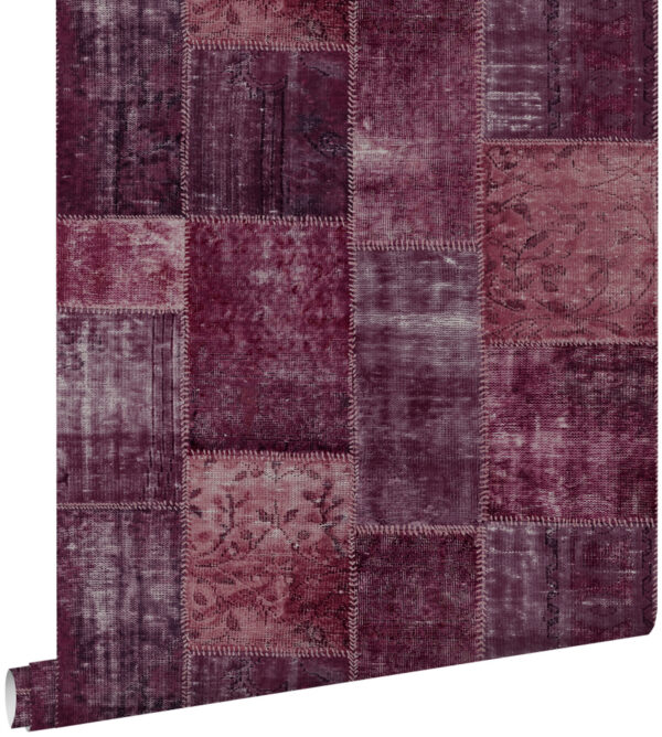 ESTAhome tapeet idamaine ibiza marrakech kelim patchwork vaip - burgundia punane