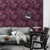 ESTAhome tapeet idamaine ibiza marrakech kelim patchwork vaip - burgundia punane