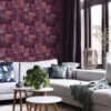 ESTAhome tapeet idamaine ibiza marrakech kelim patchwork vaip - burgundia punane