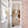 ESTAhome tapeet idamaine kelim vaip patchwork - terrakota ja roosa