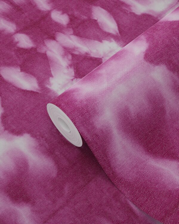 ESTAhome tapeet shibori mustriga - intensiivne fuksiaroosa