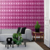 ESTAhome tapeet shibori mustriga - intensiivne fuksiaroosa