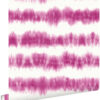 ESTAhome tapeet horisontaalsed tie-dye shibori triibud - intensiivne fuksiaroosa ja mattvalge