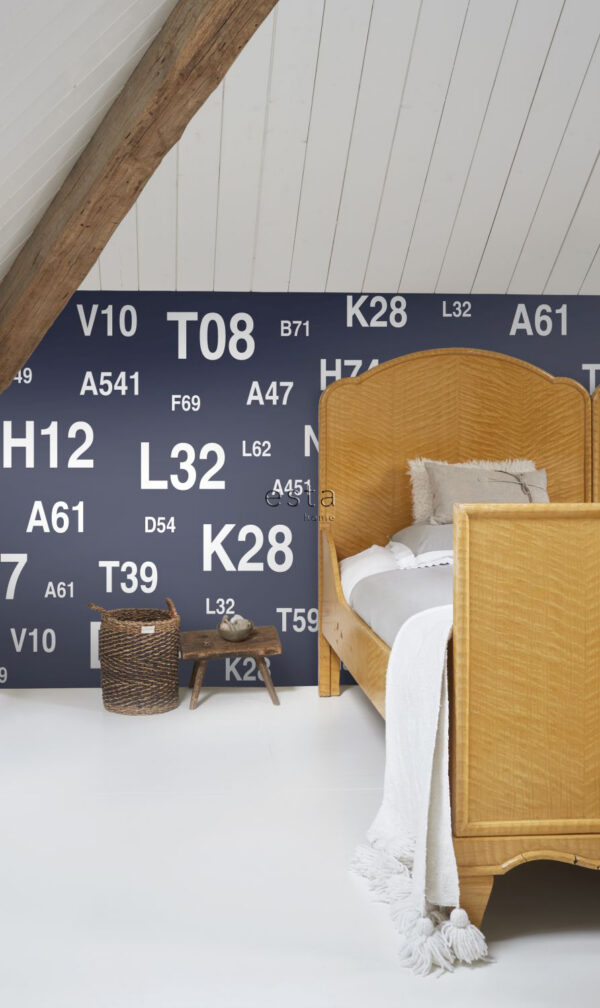 ESTAhome fototapeet purjekas numbrid - sinine