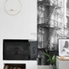 ESTAhome fototapeet tule trepid - mustvalge
