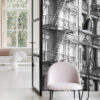 ESTAhome fototapeet tule trepid - mustvalge