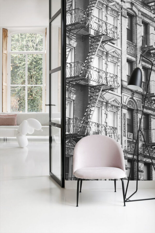 ESTAhome fototapeet tule trepid - mustvalge