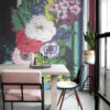 ESTAhome fototapeet lilled - must, punane, sinine, valge ja roheline