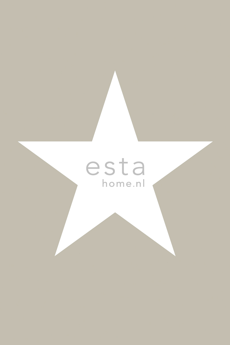 ESTAhome tähine fototapeet - taupe