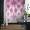 ESTAhome fototapeet seinamotiiv shibori tie-dye - intensiivne fuksiaroosa