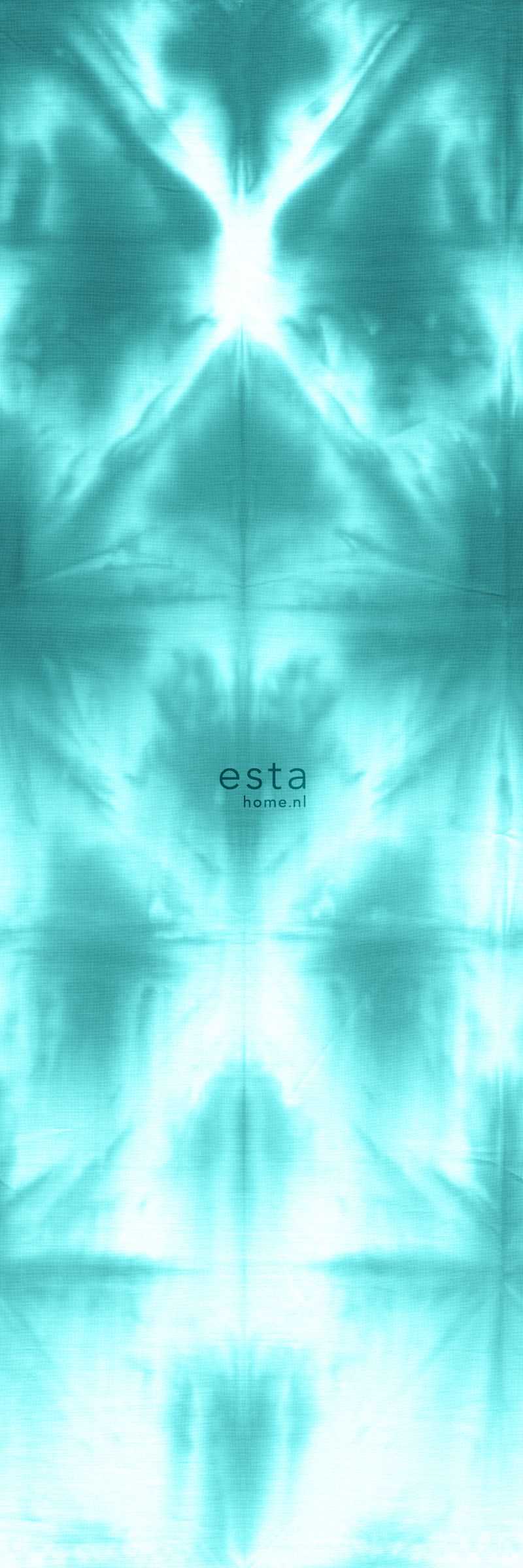 ESTAhome fototapeet seinamotiiv tie-dye shibori - intensiivne türkiissinine